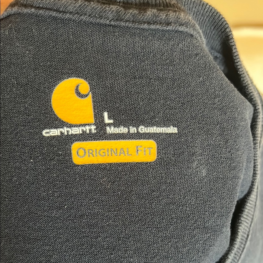 Carhartt Men’s Black Long Sleeve Tee Classic Fit Size Large - Picture 7 of 8